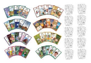 Nikud Quest Decodable Book Library with Blackline Books for 10 Students