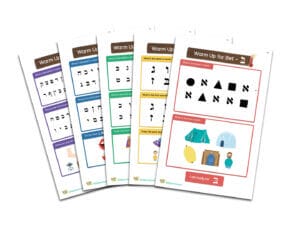 Alef - Sav Warm Up Cards